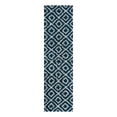 thumbnail image 3 of Unique Loom Trellis Shag Collection Area Rug - Ruth (2' 7" x 10' Runner Navy Blue/Ivory), 3 of 11