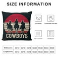 thumbnail image 5 of Throw Pillow Covers ， s Riding Horses Wooden Sign Rural Ranch Decorative Throw Pillow Case, 5 of 5