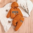 thumbnail image 2 of YABCSAZ Toddler Baby Sets Cotton Long Sleeve Round Neck Children Hoodies + Pants 2 Piece Print Sleepers Casual Pajama Loose Soft Sleepwear Fall Outfits Girls Boys Unisex Kids Size 4 Years, 2 of 8