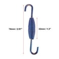 thumbnail image 3 of 2 Set 33mm 1.3" Motorcycle Exhaust Pipe Spring with Hooks Stainless Steel Mounting Springs Blue, 3 of 6