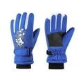 thumbnail image 3 of NAISIBABY Kids Ski Gloves, Fleece Lined Waterpoof Thermal Winter Outdoor Snow Gloves for Boys Girls Blue Free Size, 3 of 6