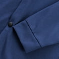 thumbnail image 3 of Ceisia Men's Solid Color Casual Style Jacket Gift - 48%Polyester-38%Rayon-11%Cotton-3%Spandex for Daily & Outdoor Wear, 3 of 8