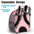 thumbnail image 3 of Back Expandable Cat Backpack with Transparent Front Doom for Small Pets, ECO-Friendly Breathable Space Capsule Design Perfectly for Hiking, Traveling and Camping., 3 of 9