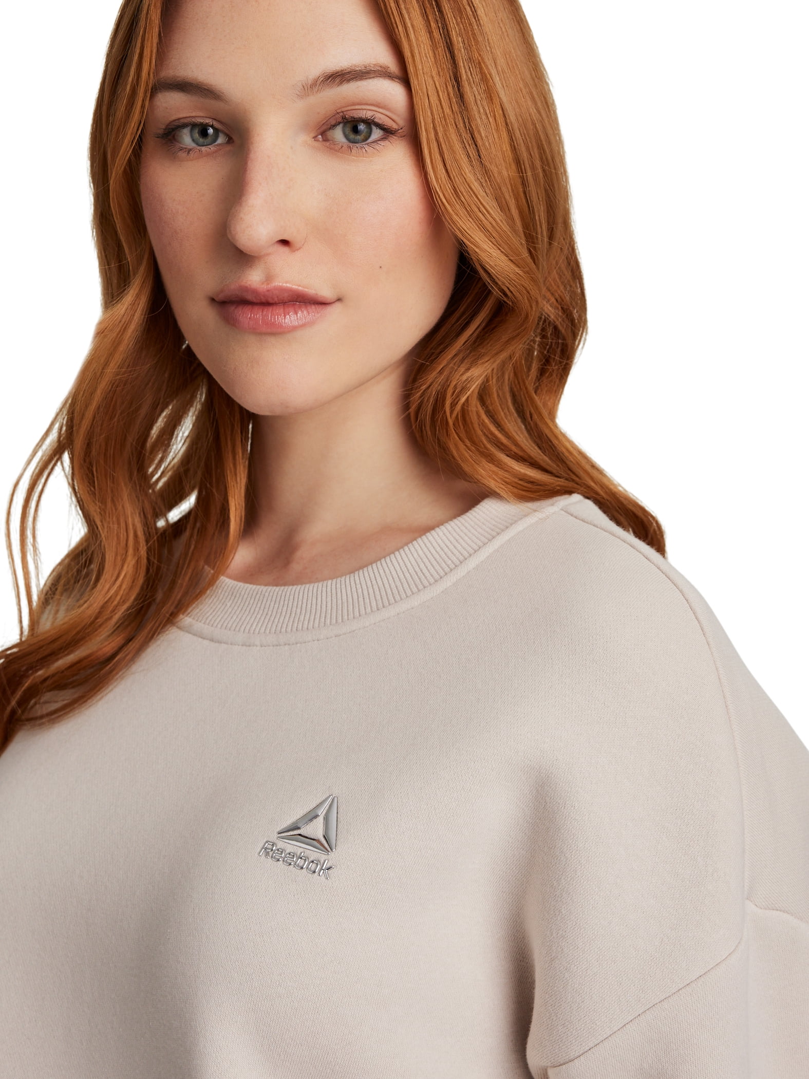 Reebok Women's Game Day Fleece Oversize Crewneck Sweatshirt, Size XS-4X