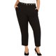 thumbnail image 1 of Pantalones cortos casuales con cinturón para mujer Rachel Roy negro 16W, 1 of 2