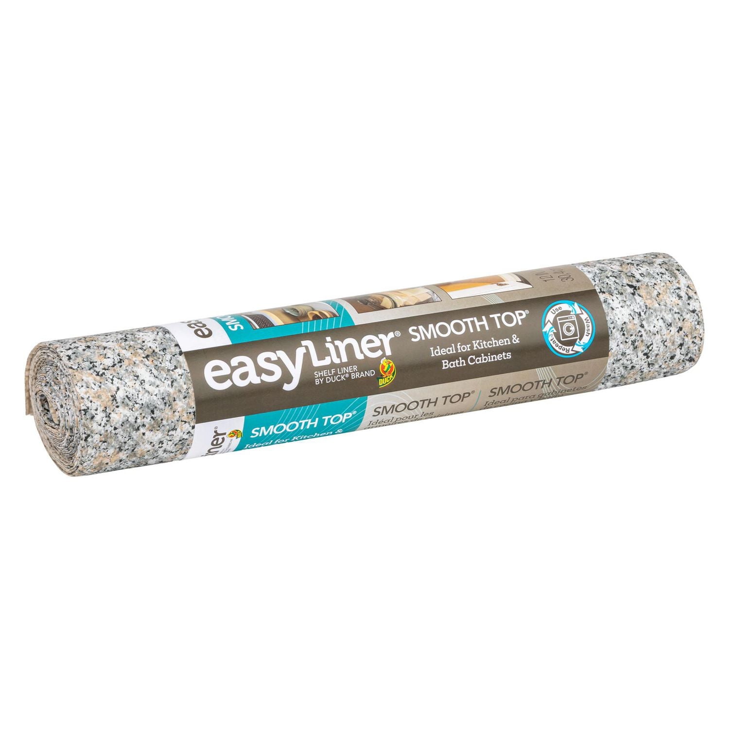 Smooth Top EasyLiner Brand Shelf Liner, Grey Granite, 12 in. x 10 ft., 12 in. x 10 ft.