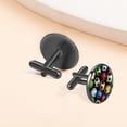 thumbnail image 6 of Football Men Cufflinks for Dress Shirts - Stainless Steel Cuff Link for Formal Attire, 6 of 6