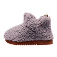 thumbnail image 2 of Pantuflas Dearfoams Talla M Tipo Bota Afelpado Gris, 2 of 4