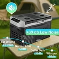 thumbnail image 5 of Dimedeal 12 Volt Car Refrigerator 23QT Portable Cooler -4℉-68℉, Compressor Fridge 12V/24V DC & 110-240V AC, Electric Cooler for Truck, RV, Camper, SUV, Travel, Camping & Road Trips, 5 of 7