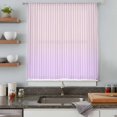 thumbnail image 5 of Yellow Pink Stripe Sheer Curtains 45 Inches Long, Vertical Striped Gradient Geometric Light Filering Curtains, Breathable Simi Curtain Privacy Drapes for Kitchen Bathroom Small Window Treatment, 5 of 9