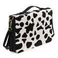 thumbnail image 2 of FOR U DESIGNS Cow Print Bible Bag with Handle Sturdy Bible Protective Carrier Reusable Leather Holistic Leather Bible Bags Personalized Size Large Aesthetic Bible Book Carrying Case, 2 of 7