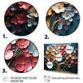thumbnail image 4 of Designart "Multicolor Melody Golden Tree" Oversized Landscapes Framed Wall Art - Country Colorful Tree Hallway Framed Wall Art Decor, 4 of 7