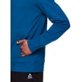 thumbnail image 4 of Reebok Men's Long Sleeve French Terry Crew Neck Sweatshirt, up to Size 3XL, 4 of 6