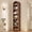 Brown, variant on 76" Tall Narrow Arched Bookcase,7-Teir Mid-Century Modern Bookshelf,Adjustable Shelves offering More Storage Space for Living Room,Kitchen,Home Office,Walnut
