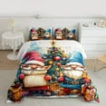 thumbnail image 2 of Homewish Kawaii Gnome 2pcs Bedding Comforter Set For Children Teens Adults,Happy Christmas Xmas Twin Comforter Sets,Festival Gifts Breathable Bedding Set,Super Cozy Room Decor,Reversible, 2 of 8