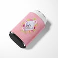 thumbnail image 3 of Carolines Treasures CK4120CC Bichon Fris? Design2 Pink Flowers Can or Bottle Hugger Can Hugger multicolor, 3 of 5