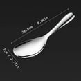 thumbnail image 5 of steel rice spoon for serving rice . Z1M2 X6H9 F9B9, 5 of 9