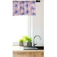 thumbnail image 2 of Ambesonne Exotic Valance Pack of 2, Abstract Jungle Palms Aloha, 42"X12", Rose and Multicolor, 2 of 3
