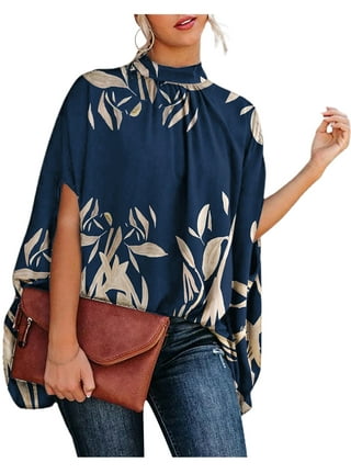 Blouse poncho femme sale