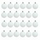 thumbnail image 2 of Decoraciones navideñas, 24 bolas navideñas blancas de 10 ml para manualidades, ideales para decorar el árbol de Navidad. Irrompibles, perfectas para fiestas navideñas. Incluye colgante., 2 of 8