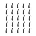 thumbnail image 2 of Color ABS Mowing Blade, Simple In Design Durable 25 Pcs Plastic Blade  For 1083-B3-0009 For 26-18Li For 23-18 Li For Lawn Mower Black, 2 of 8