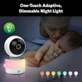 thumbnail image 3 of Color Night Vision Video Baby Monitor with 7" HD 1080P, 360° Pan & Tilt, 8X Zoom, Night Light, Humidity & Temperature Sensor, Up to 1000ft Long Range, Secure Transmission: LF920HD, 3 of 5