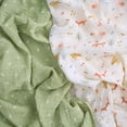 thumbnail image 3 of Aden + Anais  Essentials 2-Pack Swaddles - Cotton Muslin - Sage Woodlands, 3 of 6