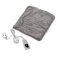 thumbnail image 2 of Heating Feet Warmer, Washable Electric Foot Heating Pad Auto Off Silver Gray  For Shoulders US Plug 100-120V, 2 of 8