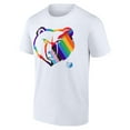 thumbnail image 2 of Men's White Memphis Grizzlies Team Logo Pride T-Shirt, 2 of 3