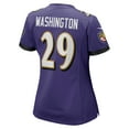 thumbnail image 3 of Women's Nike Ar'Darius Washington Purple Baltimore Ravens Player Game Jersey, 3 of 4