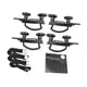thumbnail image 5 of 4 abrazaderas universales en forma de U para cofre de techo con 3 correas. Kit de montaje profesional y fácil instalación para coches y furgonetas., 5 of 8