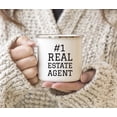thumbnail image 3 of Koyal Wholesale Stainless Steel Campfire Coffee Mug, #1 Real Estate Agent, 1-Pack, 3 of 4