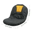 thumbnail image 2 of Riding Lawn Mower Seat Cover, Heavy Duty 600D Oxford Waterproof Seat Cover with Padding, Durable Tractor Seat Cover, 2 of 9