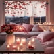 thumbnail image 5 of Cortinas de cocina para San Valentín | Cortinas semitransparentes de poliéster con estampado de corazones de 135 x 43 cm | Decoración romántica en rojo | Decoración para ventanas de sala de esta, 5 of 5