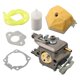 thumbnail image 1 of 1 Set Carburetor Kit For Husqvarna 50 51 55 Chainsaw Accessories Air Filter Fuel Line Spark Plug Gaskets, 1 of 5