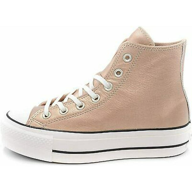 high top platform tan converse