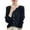 Black, variant on Ediodpoh Cardigan for Women with Colorful Buttons and Pockets Lightweight Knit for Early Fall Seasonal Fashion Pure Color White L