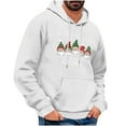thumbnail image 2 of Yaoyar Christmas Sweatshirt for Men Hooded Christmas Long Sleeve Shirt Xmas Holiday Party Pullover Sweater Tops, 2 of 4