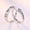 Male, variant on Heart Shaped Ring for Couples Eternal Zircon Adjustable Opening Copper Silver Plated Korean Anniversary Engagement Promise Rings for Women and Men