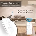 thumbnail image 4 of Cambiar Interruptor táctil inteligente Wi-Fi de 4 pandillas mejorado Emparejamiento fácil Asociación de múltiples controles Luz de fondo ENCENDIDO / APAGADO Control de la aplicación Control de voz Com, 4 of 7