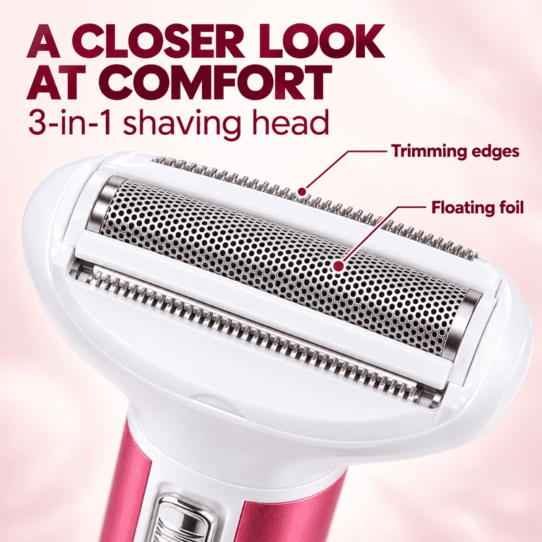 Obacre 5-in-1 Cordless Electric Shaver for Women, Wet & Dry photo 4