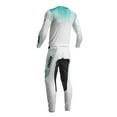 thumbnail image 2 of Thor 2023 Prime Tech Offroad Motocross Jersey Pant Combo White/Teal (Medium / 34), 2 of 8