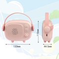 thumbnail image 5 of Reloj despertador digital CHAO para niños con luz rosa, alarma de cuenta regresiva, volumen ajustable, 5 of 5