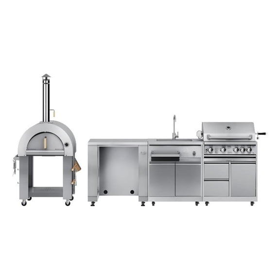 KoolMore Outdoor Kitchen Series Modular Kitchen in Stainless-Steel