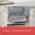 thumbnail image 3 of BLACK+DECKER 4 Slice Toaster Oven Stainless Steel TO1701SG, 3 of 5