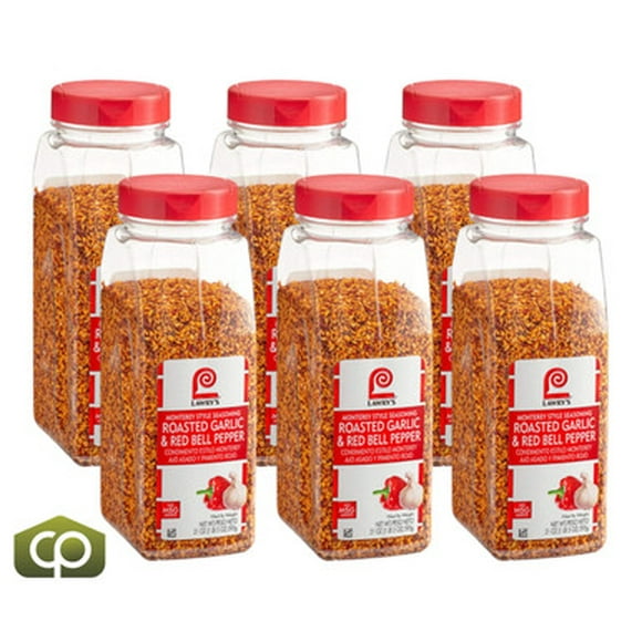 Lawry's 21 oz. Roasted Garlic and Red Bell Pepper Monterey Seasoning (6/Case)