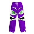 thumbnail image 4 of Blmnix Low Waisted Pants Men Lightweight Pants Beach Pants Palazzo Baggy Pants Long Purple Wide-Leg Summer Pants for Men,XXXL, 4 of 5