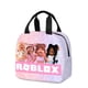 thumbnail image 4 of Roblox bolsa de comida Roblox, bolsa de hielo portátil de dibujos animados, bolsa de almuerzo para niños, mochila escolar para niños y niñas, nueva, 4 of 4