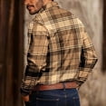 thumbnail image 6 of Qiyinn Mens Flannel Shirts Long Sleeve Plaid Button Down Shirts Casual Cotton Shirts, 6 of 6