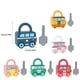 thumbnail image 5 of Vogacara Juguetes para niños, desbloqueo de coches, cerraduras educativas a juego para padres e hijos, juguete de ayuda para enseñanza preescolar para Juguetes Educativos Tipo 2 Vogacara FN010485-02, 5 of 6